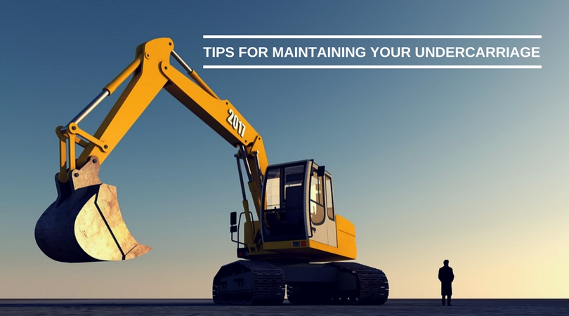 Tips for excavators undercarriage maintenance